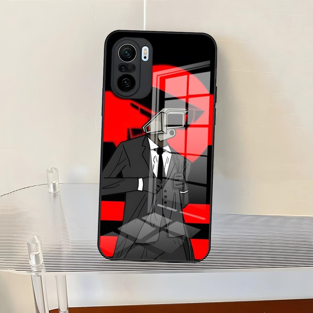 Skibidi Toilet Phone Case For Redmi 13 12 13c 12c Note 13 Pro Plus 11 12 Pro 10 12s 11s Tempered Glass Back Cover