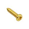 FLEOR 20PCS Flat Head Acoustic Electric Bass Guitar Tuner Machine Heads Mounting Screws Tuning Pegs Screws 2.3x9.5mm