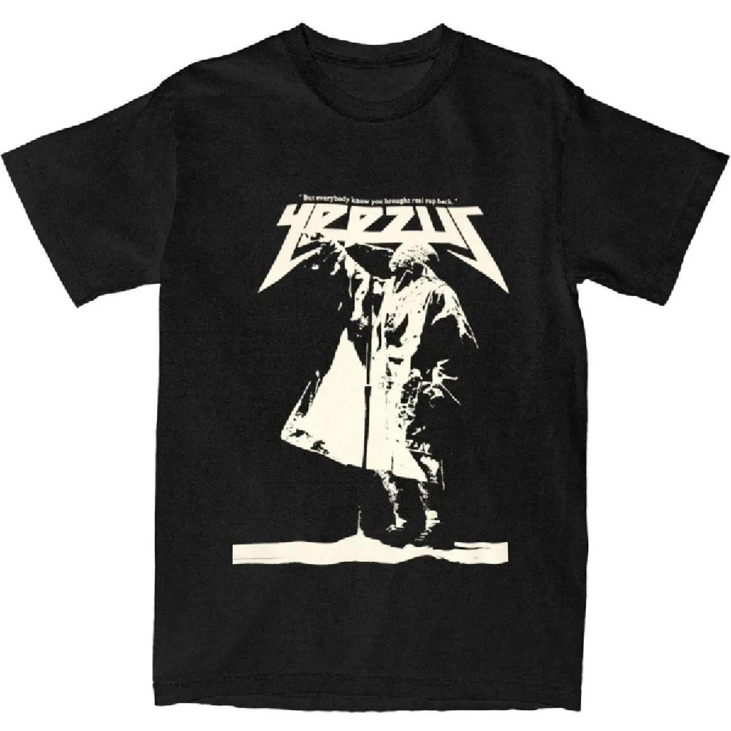 

Kanye West Yeezus Accessories Рубашки для мужчин и женщин Уникальные футболки из 100% хлопка S