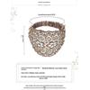 Floral Lace wide-brimmed hair band with beads for women, suitable for cute and casual vintage headbands