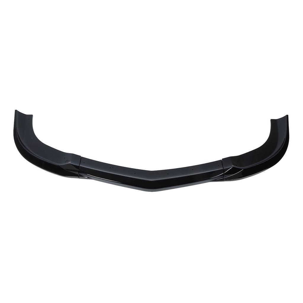 3Pcs Front Bumper Lip Spoiler Splitter Sporty Look Front Lip Spoiler Splitter Protector for C-Class W204 Pre-Facelift C63   2007 to 2010
