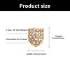 Stylish Single Tooth Accessory with Zircon Detailing Sparkling Tooth Cover Suitable for Parties and Music Festivals