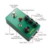 Portable Guitar Overdrive Booster Pedal with True Bypass Switching Guitar Booster Effect Pedal for Live Professional