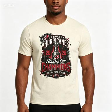 Carolina Hurricanes 2026 Stanley Cup Championship Tshirt Skating Fan Tshirt For Both Unisex And Unisex