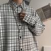 Harajuku Plaid Casual Shirt: Retro, Lazy Korean, Hong Kong Style, Loose Fit, Unisex Jacket