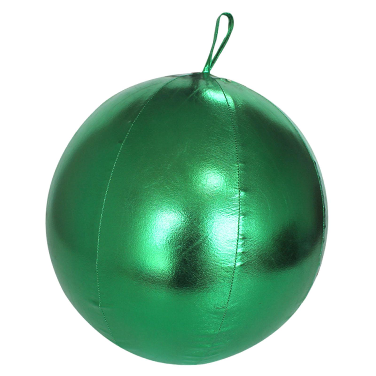 

Christmas Inflatable Ball Garden Decoration Bauble for Party Pool Xmas Tree зелений