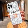 Phone Case For iphone 17 Pro Max Air 16 15 14 13 Pro Max 15 16 Pro 15Plus Friends TV Show Case Funda Capa Cell