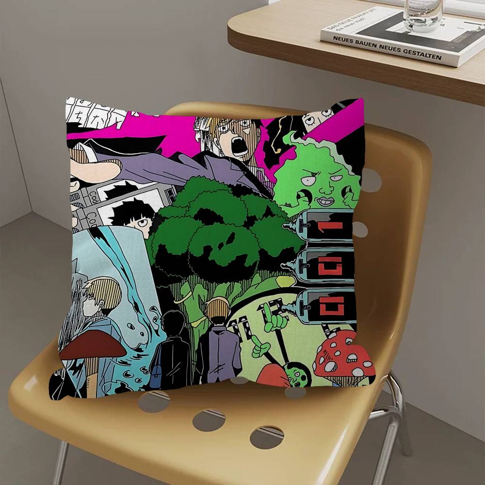 Anime Mob Psycho 100 Pillow Anime Pillow Sofa Bed Head Pillow Cover Cushion Cover 45X45 Cm Fashion