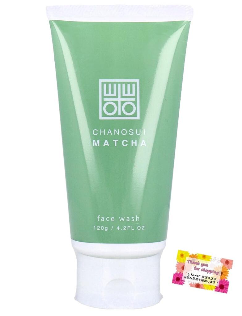 Cleanser Made with Uji Matcha from Cha No Iki Foam Facial Cleanser with a Refreshing Matcha Tones Cleanses and Moisturizes Skin 120g [Facial Kyoto]