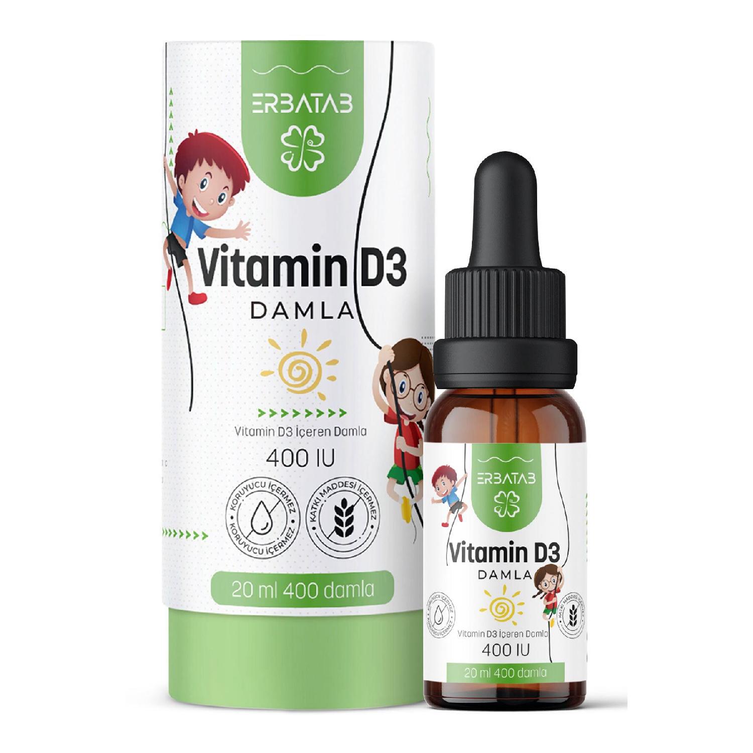 

Vitamin D3 Kids 20 Ml 400 Iu Drops