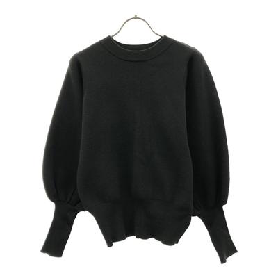 AMERI UNDRESSED Long Sleeve Crew Neck Knit F Black Sweater Women Used