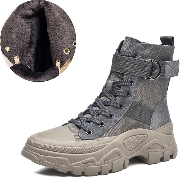 Martin boots women's autumn 2026 new three-color Internet celebrity locomotive boots thin breathable handsome heightening trend short boots