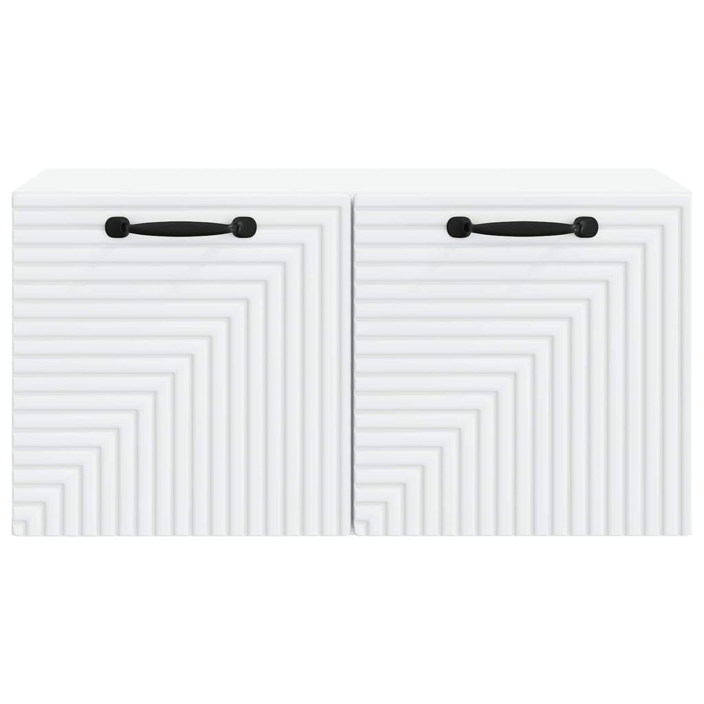 Wall Mounted TV Cabinet White 59.5 x 31 x 30 cm Particleboard