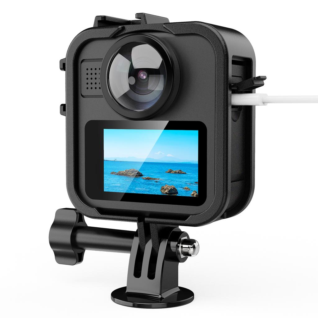 For Gopro Max 2 Replacement Battery Side Cover Dustproof Battery Lid Door Type-C Charging Port Case For Gopro Max 2 Accessory