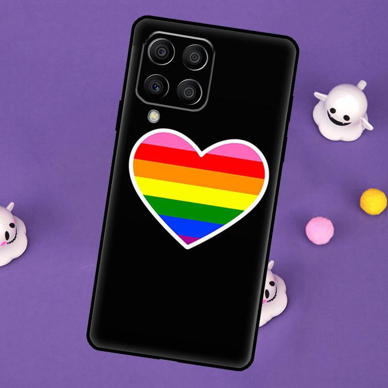 RAINBOW FLAG GAY LESBIAN PRIDE LGBT Cover For Samsung Galaxy M54 M14 M34 M33 M13 M23 M53 M15 M55 M31 M51 M20 M30s M32 M52 Case