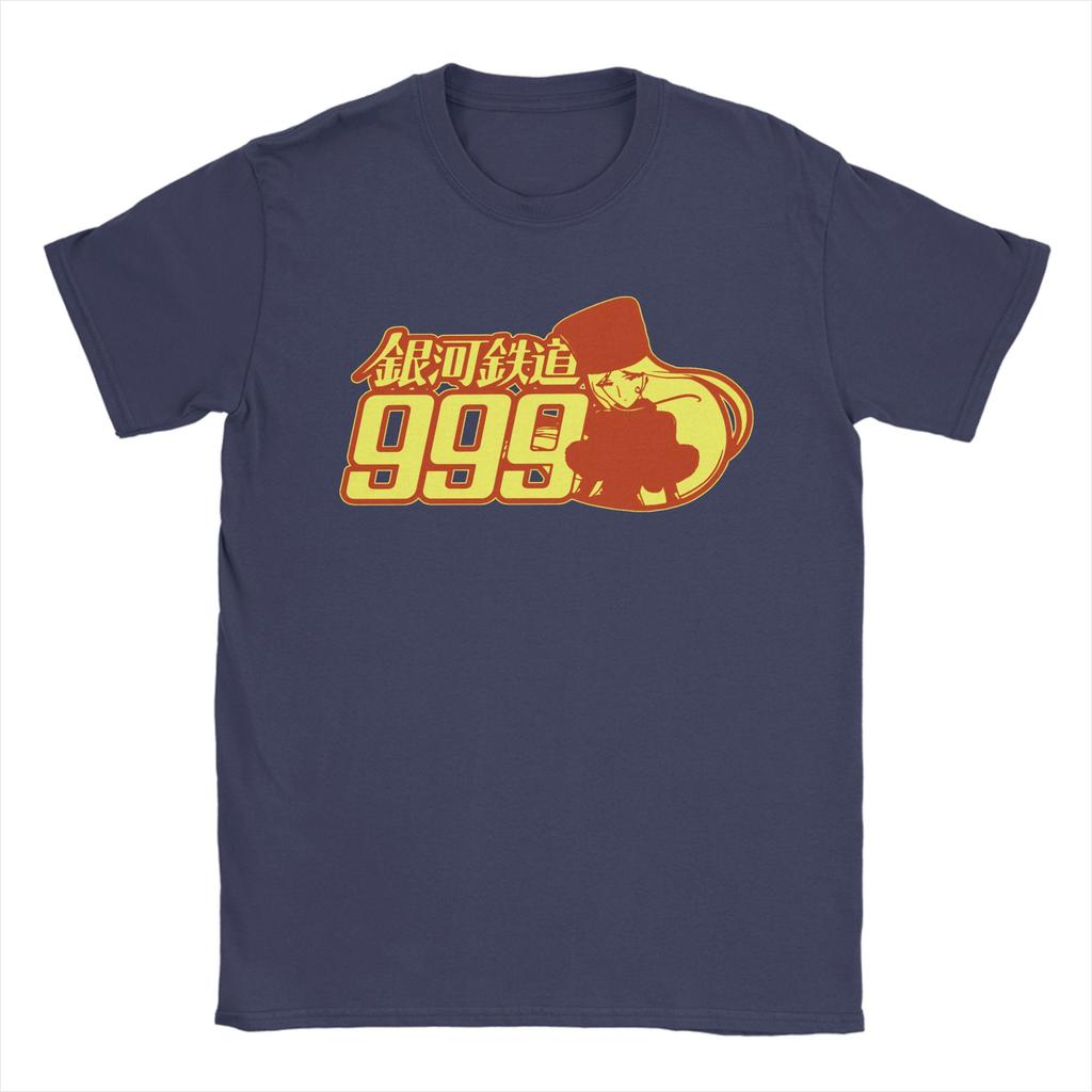 Creative GALAXY EXPRESS 999 TShirt Men Crew Neck Pure Cotton T Shirt  Short Sleeve Tee Shirt New Arrival Clothes