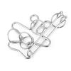 Calabash-shaped IQ Test Metal Wire Puzzle Brain Teaser Game for Adults Kids