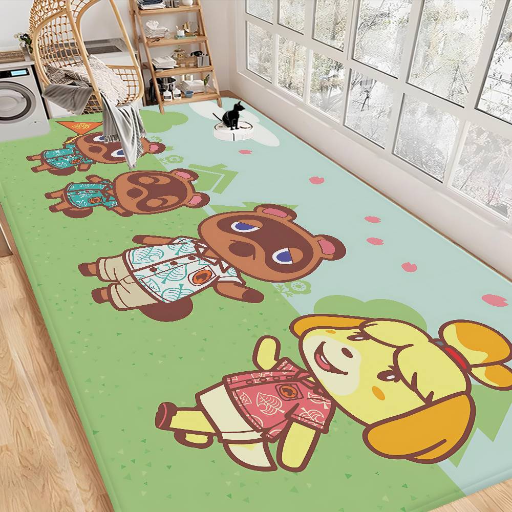 Animal C-Crossing Kitchen Mat Kids Room Bedroom Decoration Balcony Anti-Slip Doormat Living Room Alfombra