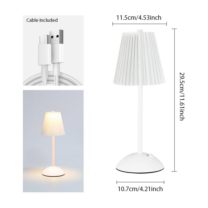 Rechargeable LED Table Lamps Touch Desk Lamp Wireless Night Light Restaurant Bar Desktop Mood Lighting Bar Decoration