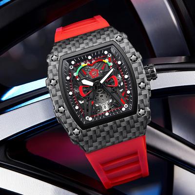 Orologio da Uomo Studente Trend Impermeabile Luminescente al Buio Orologio Personalità Orologio al Quarzo