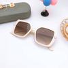 2026 Sun UV Protection Style Baby Sunglasses Boys And Girls Glasses New Square Frame Children's Glitter Cute