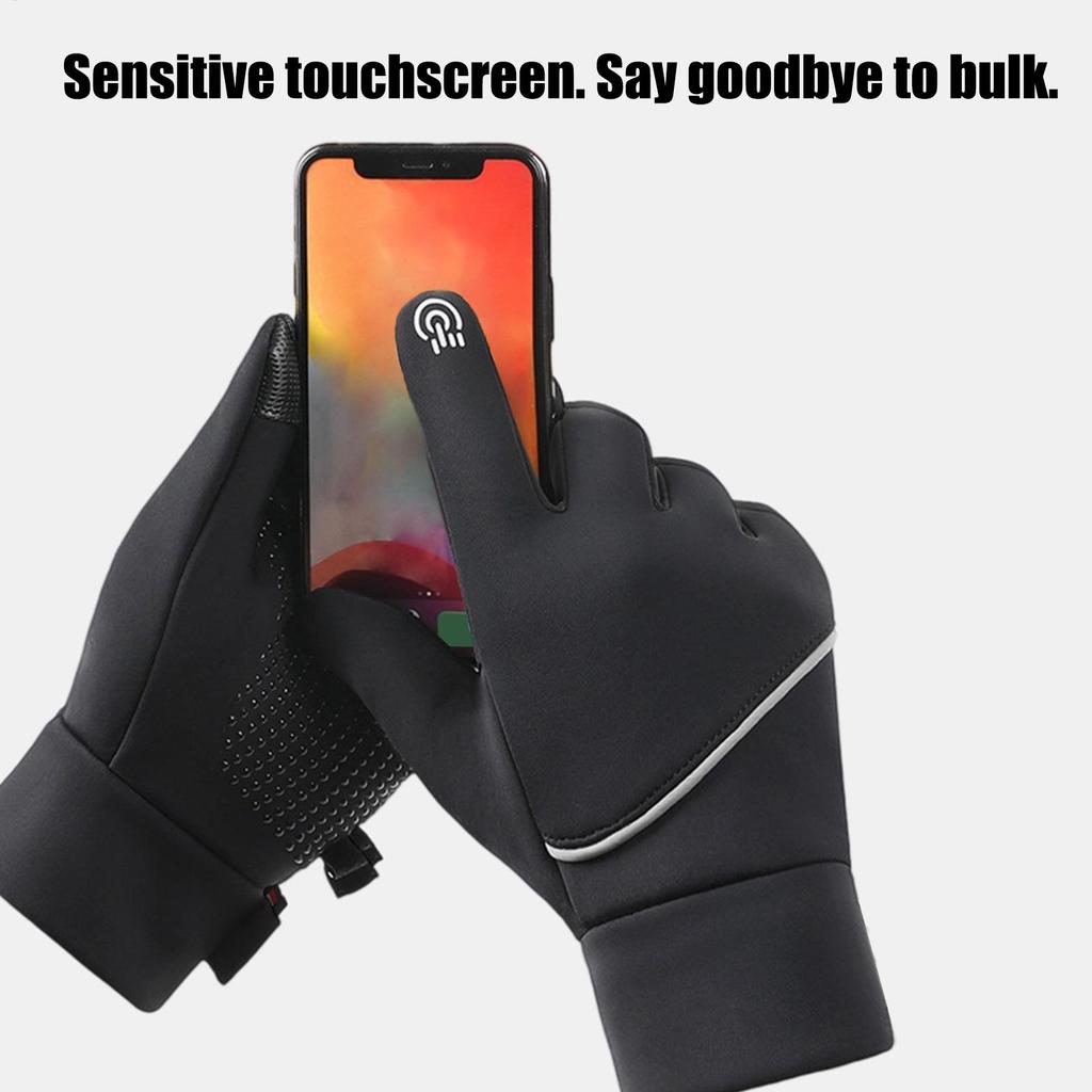 Heated Gloves For Men Man Touchscreen Gloves Warm Thermal Windproof Warmers For Cold Weather Cycling Hunting Driving skiing