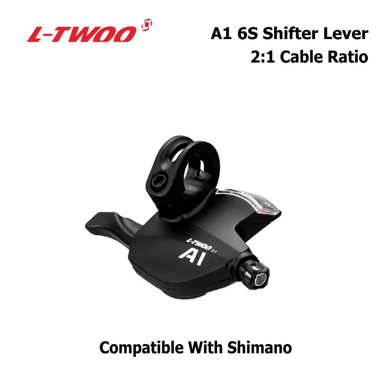 LTWOO A1 6s shifter lever 6v trigger shifter 1X6 derailleur SL-V4006-6W-2 mountain bike 6s shifter 6s Right Shifter