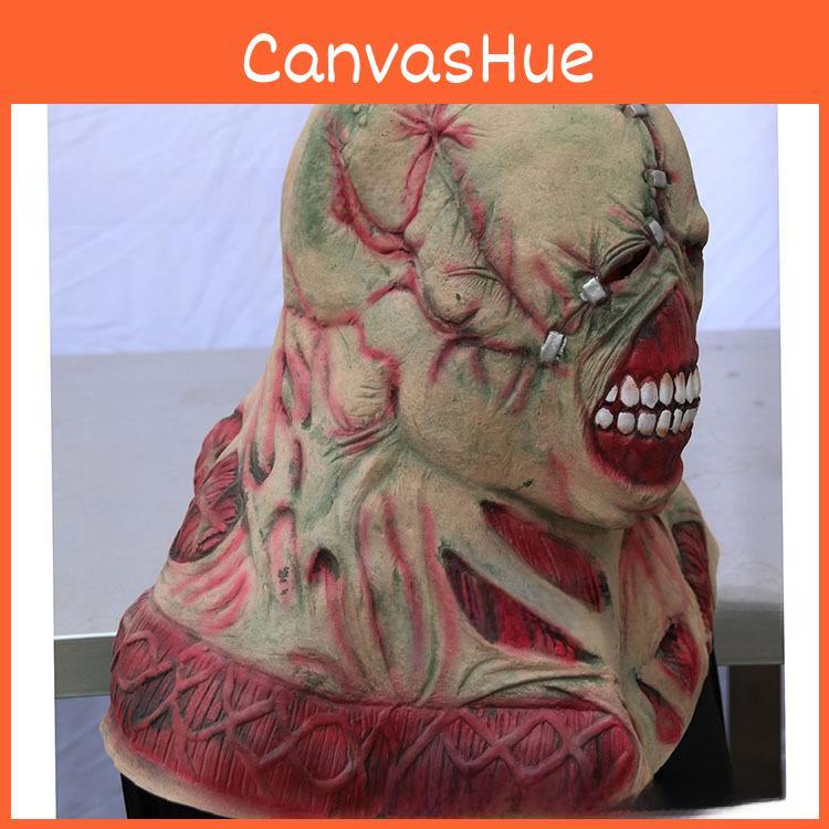 Halloween Costume Latex Full Face Mask For Bar Parties And Trickortreating