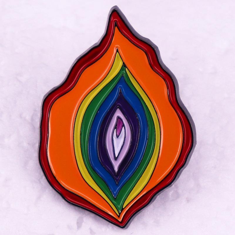 Feminist Flame Brooch