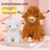 Scottish Highland Cow Plush Toy - Long-Haired Children's Gift Doll