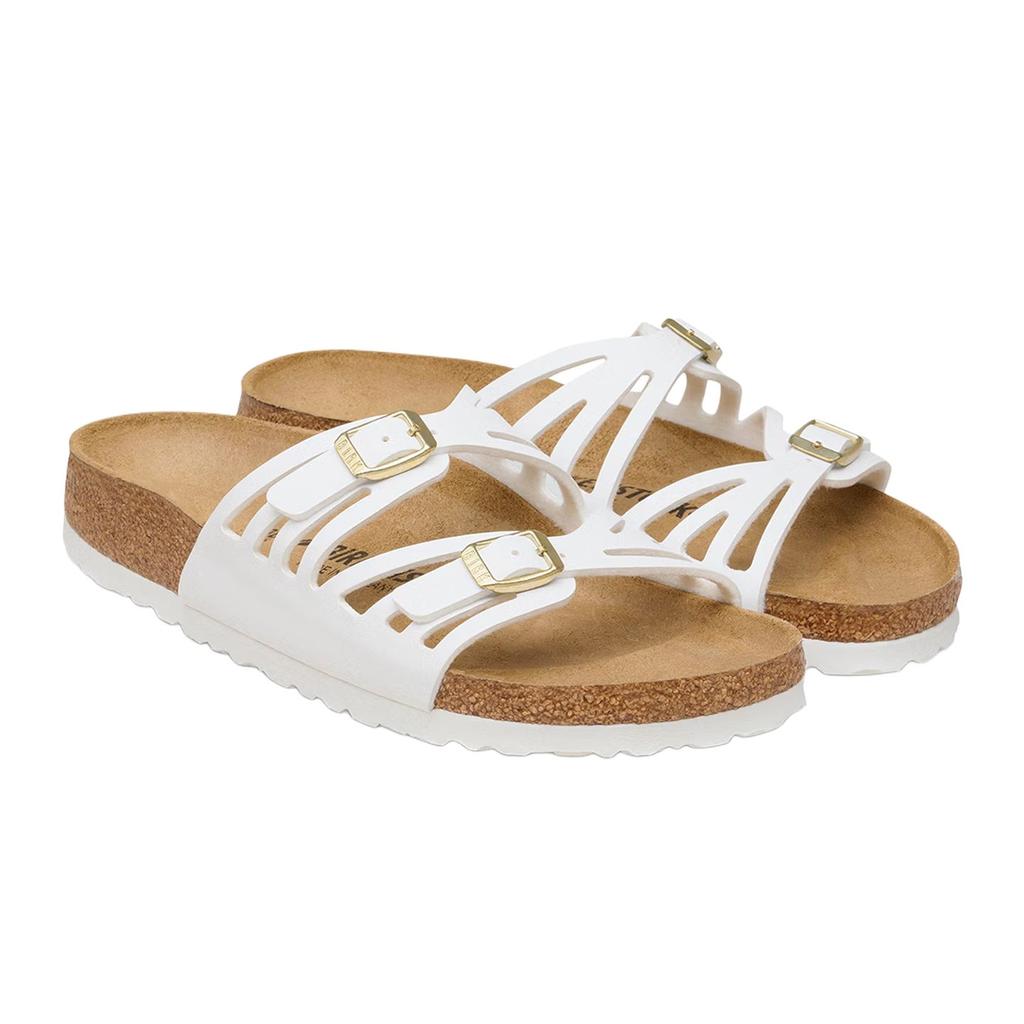 Birkenstock Slide Slippers Women's White Narrow 1031556 