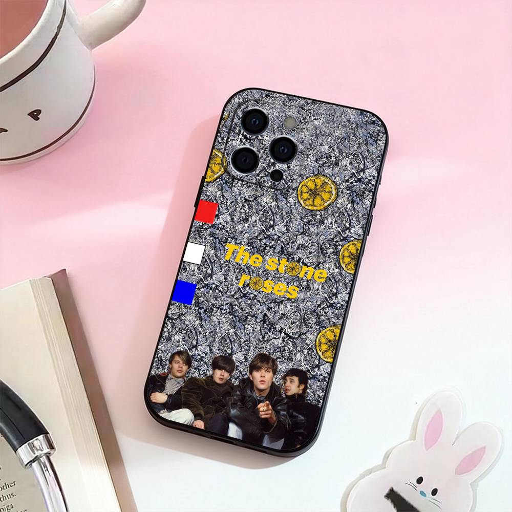 The Stone Roses Band  Phone Case Silicone Soft For IPhone 17,16,15,14,13,12,11,XS,Plus Pro Max