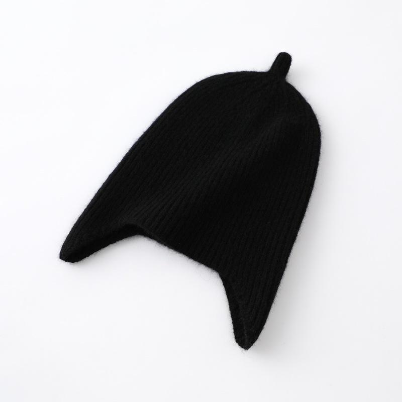 

Unisex Cashmere Kids Knit Hat with Ear Protection - Super Cute & Warm for Autumn/Winter One Size