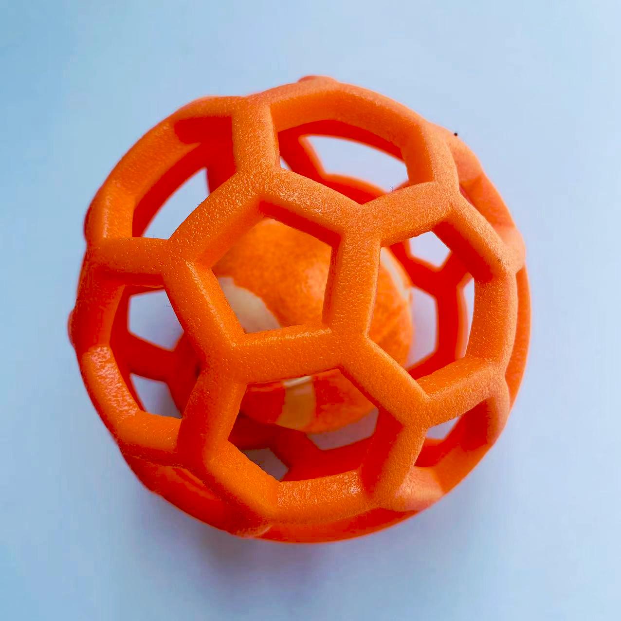 

Игрушка для питомцев, полый мяч из термопластичной резины, с рождественским колокольчиком для щенков и кошек Hollow Ball