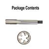 Right Hand Thread Thread Tap 5/8\\\"-24 Practical Reliable Replacement Spare Adjustable Supplies UNEF CNC HSS Kit Muzzle