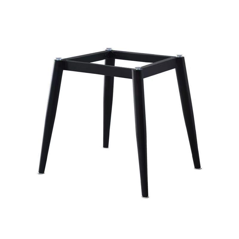 Square Rock Slab Dining Table Legs - Ceramic Tile, Marble Leg Brackets, Luxury Desk Stand Base