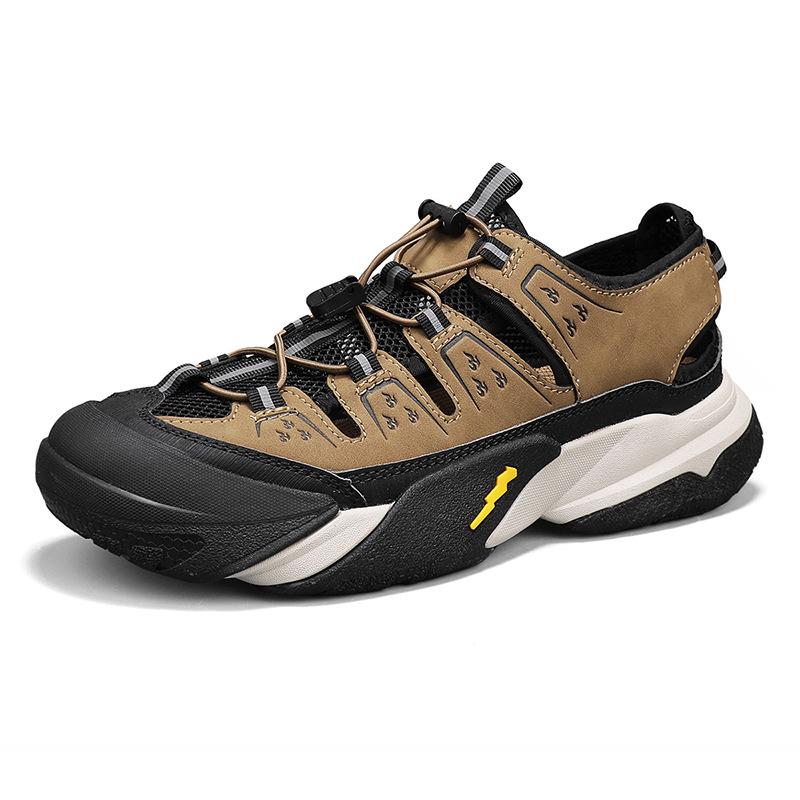 

Sandals men s new summer outer wear casual hollow mesh shoes breathable mesh shoes men s summer hole shoes 44