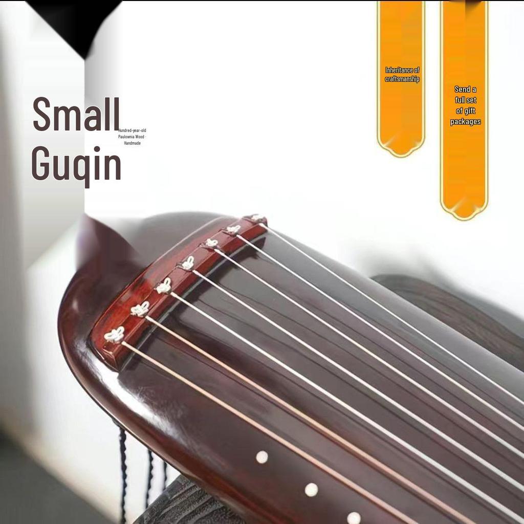 90cm Tragbares Mini Paulownia Guqin: Anfänger Chaos Stil Qin Fuxi Modell
