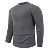 Men's And Women's Casual And Fashionable Knitted Sweaters, Long-sleeved Round-neck Knitted Checkered Top Sweaters