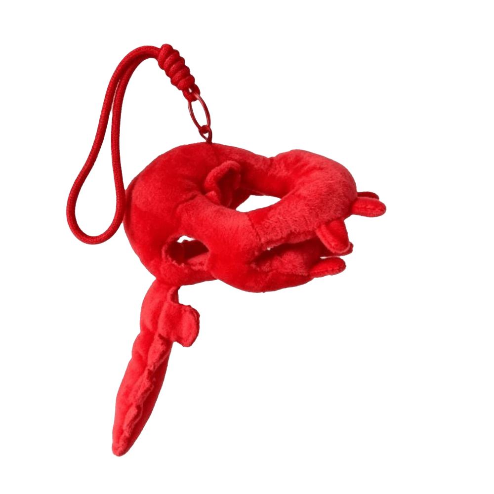 Creative Dinosaur Skeleton Plush Pendant Bag Hanging Charm Plush Hoodie Keychain  Doll Accessories