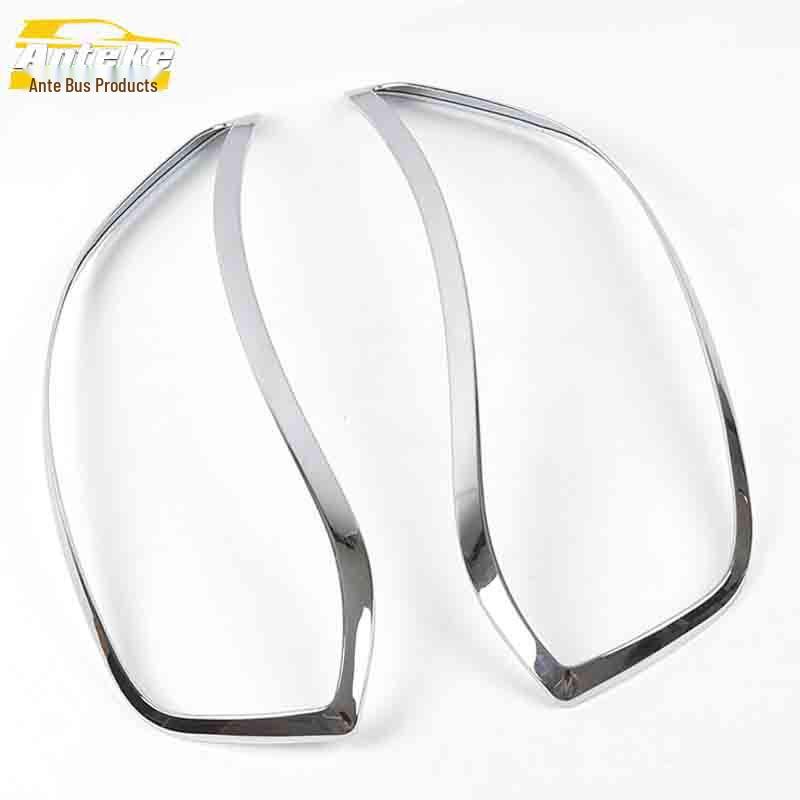 

Хромированная декоративная наклейка на рамку фары Koleos - Аксессуар для электрогальванической накладки на фару