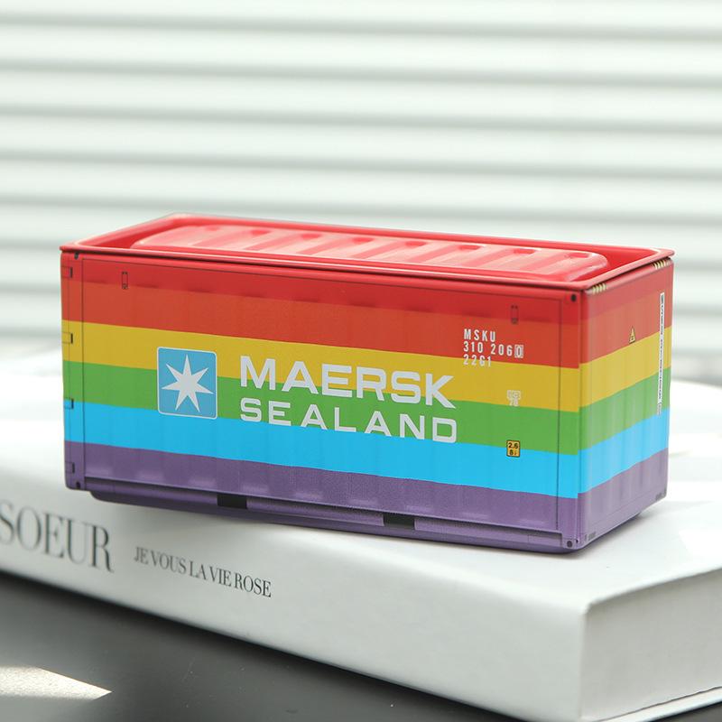 Trendy Miniature Tinplate Storage Box for Figurines