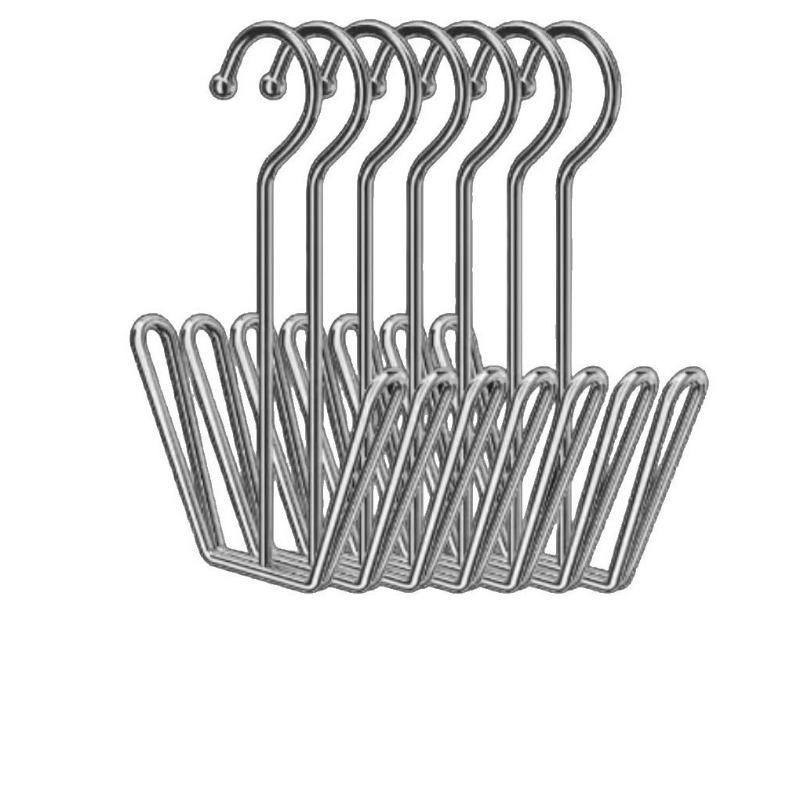10/5/1pcs Stainless Steel Shoe Drying RackOutdoor Household Multi-functional Hanging and Drying Slippers Hook