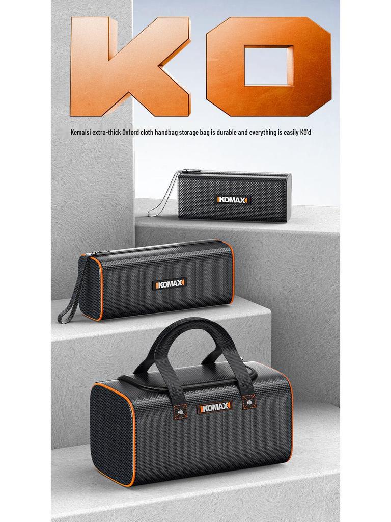 Portable Electrician's Toolkit: Durable Canvas Repair Storage Bag