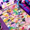Cartoon Animation Print Rug, Washable Floor Carpet, For Entryway Dorm Laundry Room Office Study, Home Decor Birthday Christmas Gift