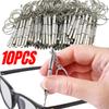 Steel Glasses Screwdriver Eyeglass Screwdriver Watch Repair Kit with Keychain Portable Hand Tools Precision Screwdriver Tools