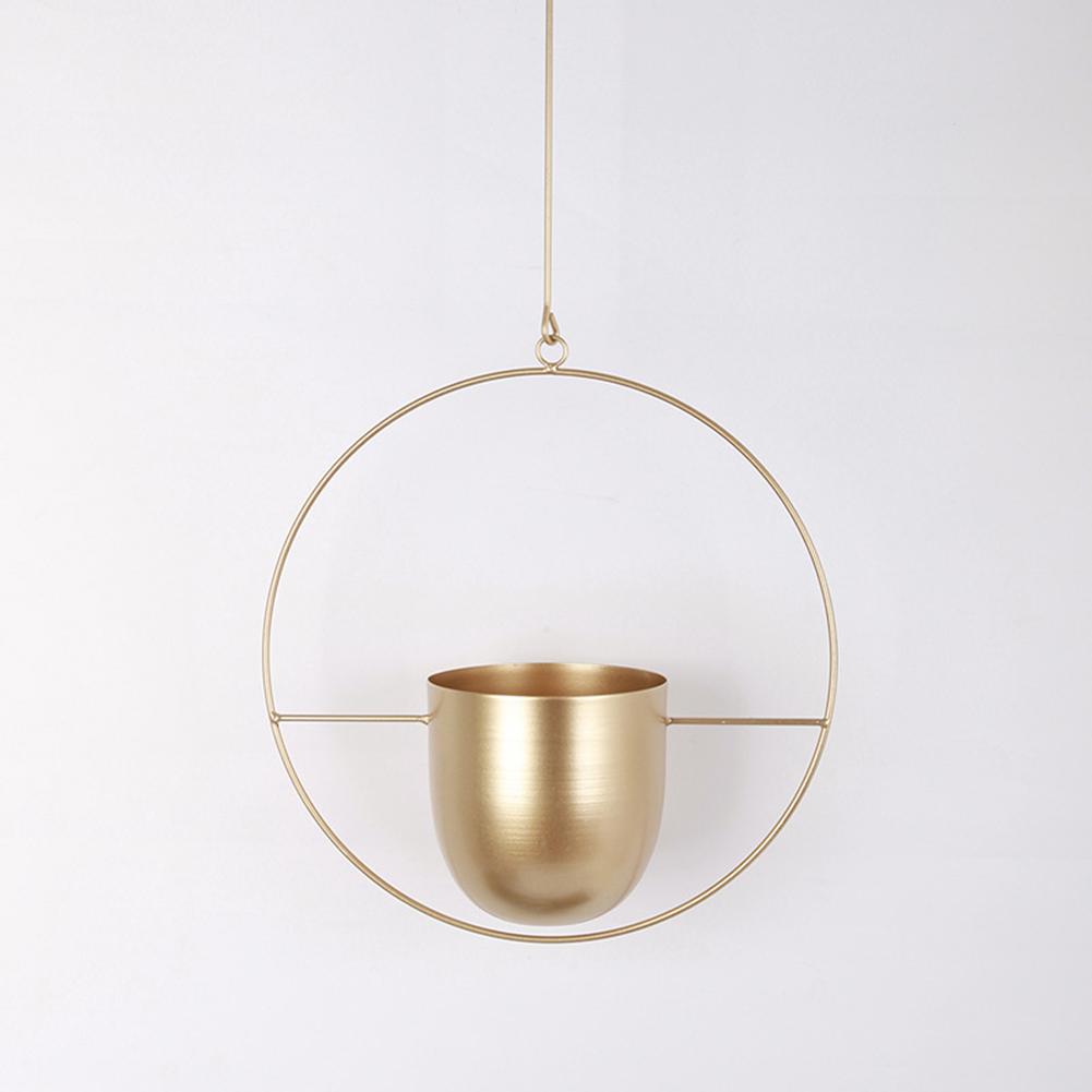 Hängende Pflanztöpfe, minimalistischer Blumentopfbehälter, hängende Blumentöpfe aus Metall, kreativ für den Innen- und Außenbereich, Garten, Balkon
