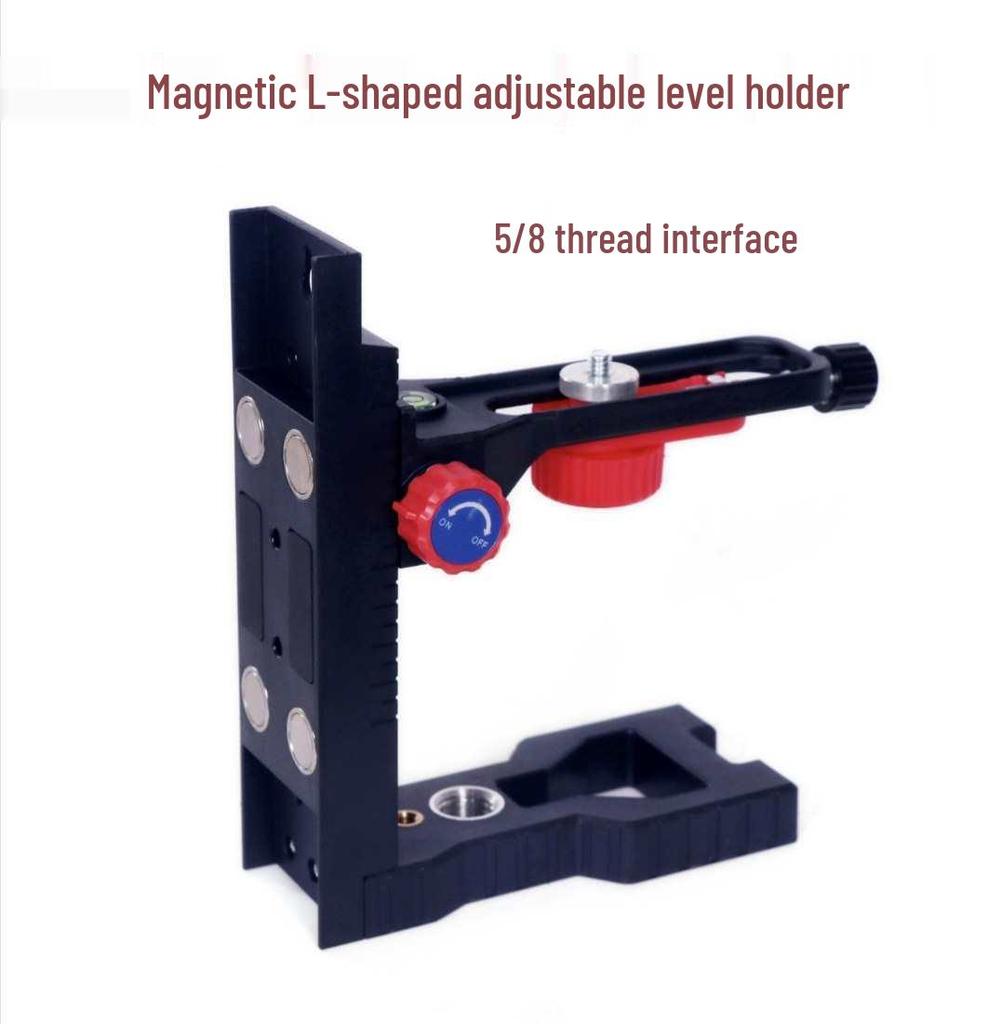 Multi-Function L-Type Infrared Laser Level with Magnetic Ceiling Mount