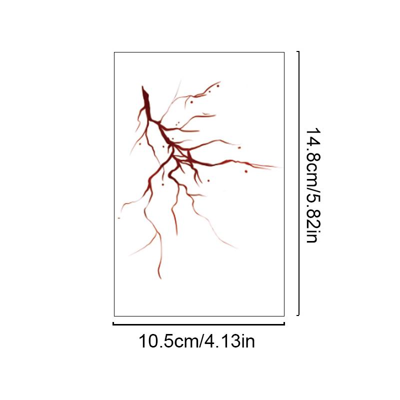 

Хэллоуин Хэллоуин Украшения Крутой Дизайн Кровеносных Сосудов Хэллоуинский Вид Водный Перенос Хэллоуинский Подарок 1 ШТ. 1pcs