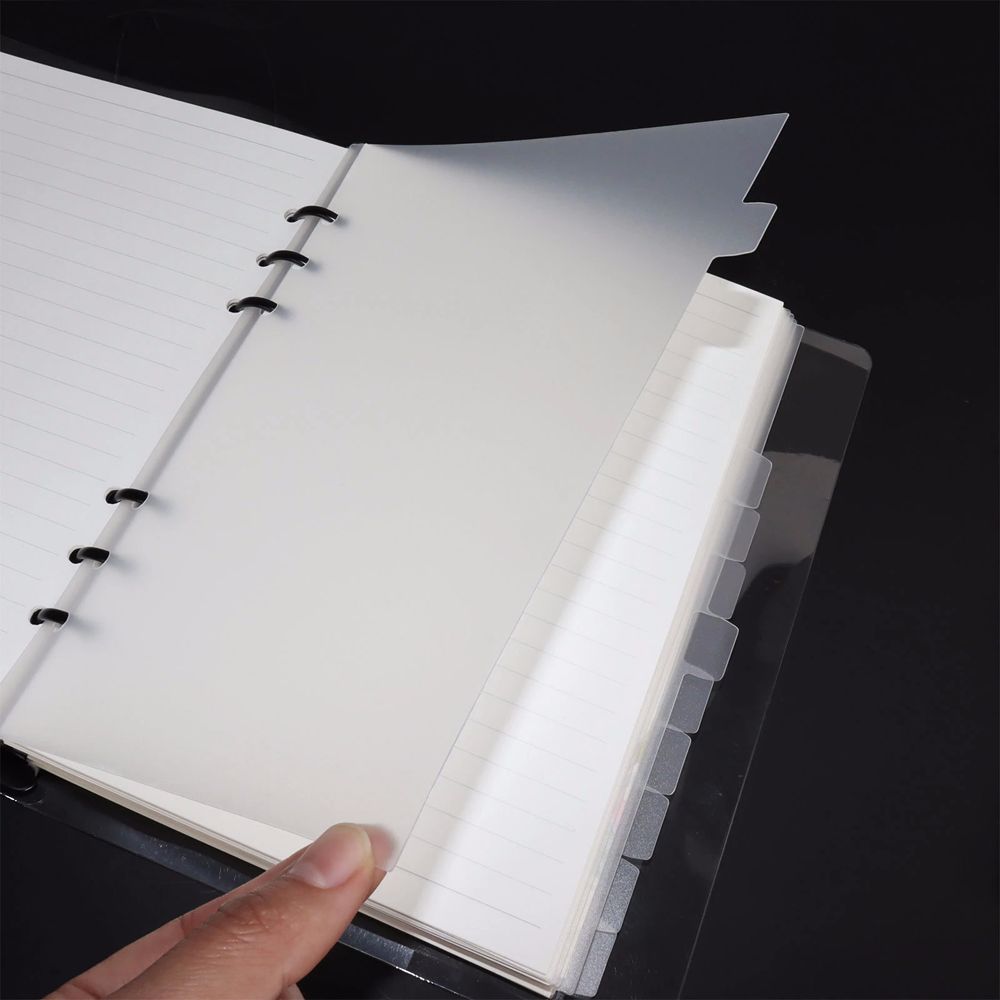 for A5/A6 Notebook Binder Index Dividers Binder Index Separator Diary Book Sticker Page Dividers